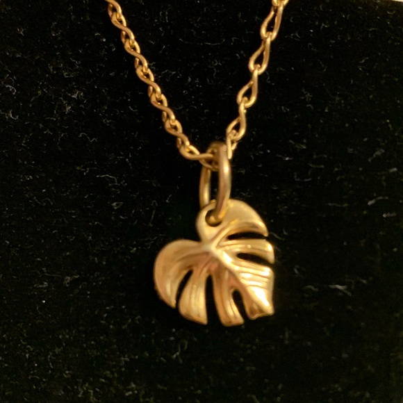 Pandora Infinity Chain Necklace & Pandora Sparkling Monstera Leaf Dangle Charm - Picture 5 of 16